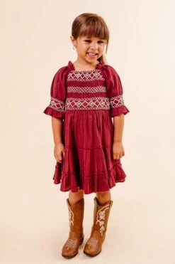 Mini Liesl Dress In Red - FINAL SALE -Ivy City Co Dress LisleMidiRed Studio F23 11 842019