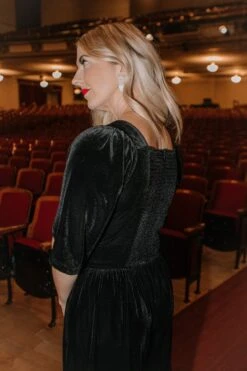 Livi Jumpsuit In Black Velvet - FINAL SALE 19 Livi Jumpsuit In Black Velvet - FINAL SALE -Ivy City Co Dress LiviJumpsuit Kingsbury H23 22 324074