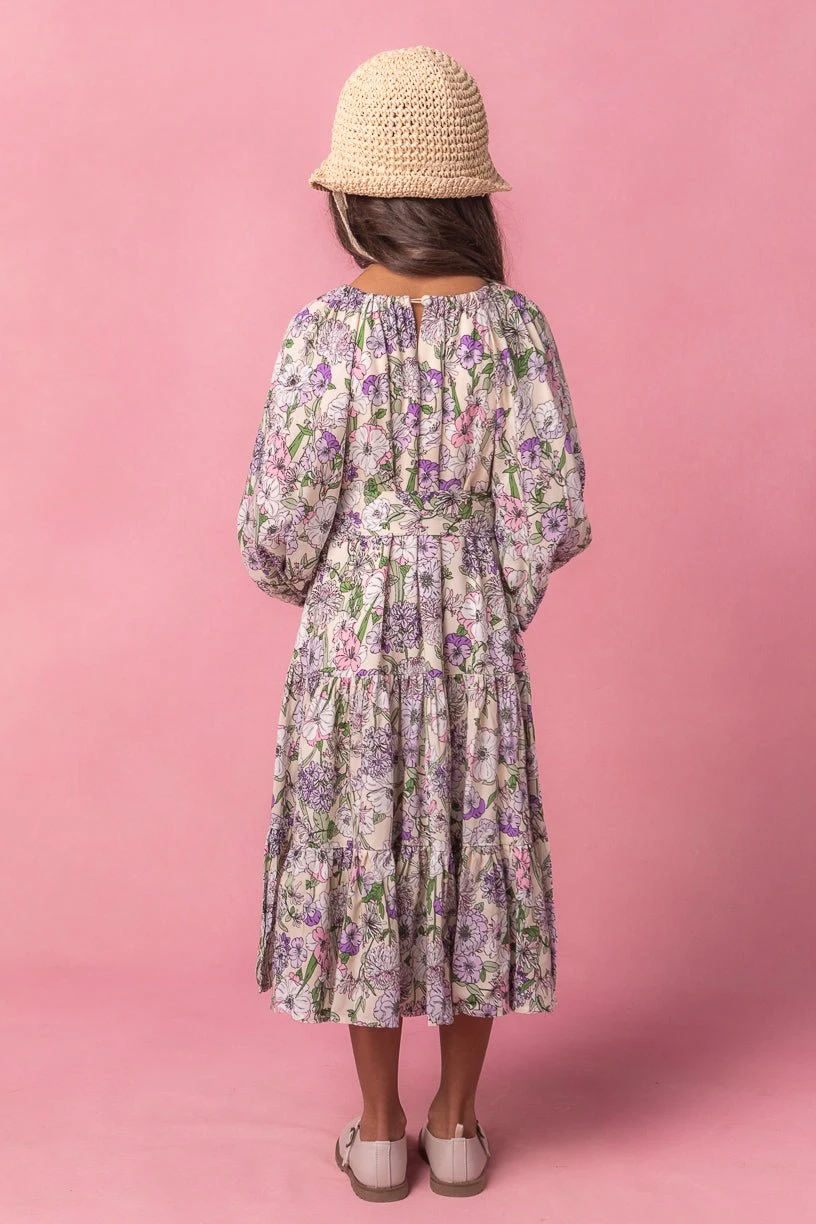 Mini Imogen Dress In Floral Bloom 2 Mini Imogen Dress In Floral Bloom - Image 2