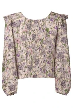 Lo Blouse In Floral Bloom -Ivy City Co Dress LoTop back 484489