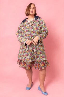 London Raincoat Made With Liberty Fabric -Ivy City Co Dress LondonJacket Studio LibertyLondon24 02 890709