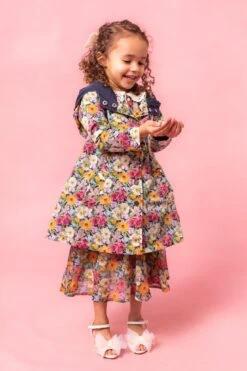 Mini London Raincoat Made With Liberty Fabric -Ivy City Co Dress LondonJacket Studio LibertyLondon24 06 382384