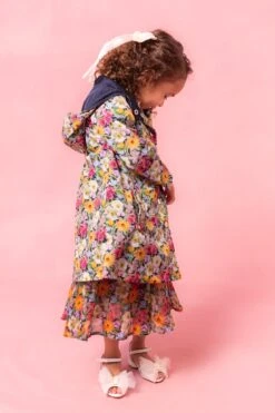 Mini London Raincoat Made With Liberty Fabric -Ivy City Co Dress LondonJacket Studio LibertyLondon24 08