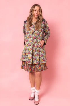 London Raincoat Made With Liberty Fabric -Ivy City Co Dress LondonJacket Studio LibertyLondon24 22