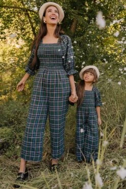Mini Madeline Jumpsuit In Plaid - FINAL SALE -Ivy City Co Dress MadelineJumpsuit Holiday1 2023 04 c4ad5acd dced 440a 954b 477b10c8beee 241237