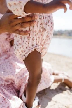 Baby Madeline Romper In Pink 12 Baby Madeline Romper In Pink -Ivy City Co Dress MadelinePink Reshoot SS23 20 689287