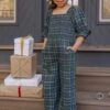 Mini Madeline Jumpsuit In Plaid - FINAL SALE
