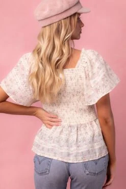 Madison Top In Eyelet Floral -Ivy City Co Dress MadisonTop 5 758834