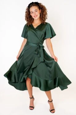 Maggie Dress In Emerald -Ivy City Co Dress MaggieEmerald Studio F23 2 585704