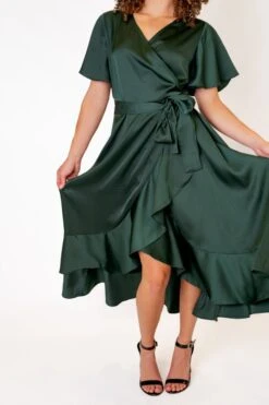 Maggie Dress In Emerald -Ivy City Co Dress MaggieEmerald Studio F23 3 177623