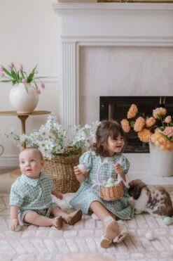 Baby Boy James Romper -Ivy City Co Dress MarloweFam MadsHome Easter24 30