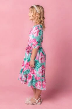 Mini Mi Amor Dress In Green -Ivy City Co Dress MiAmore studio easter24 09 729608