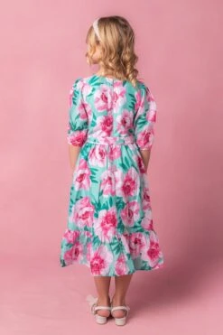 Mini Mi Amor Dress In Green -Ivy City Co Dress MiAmore studio easter24 10 236575