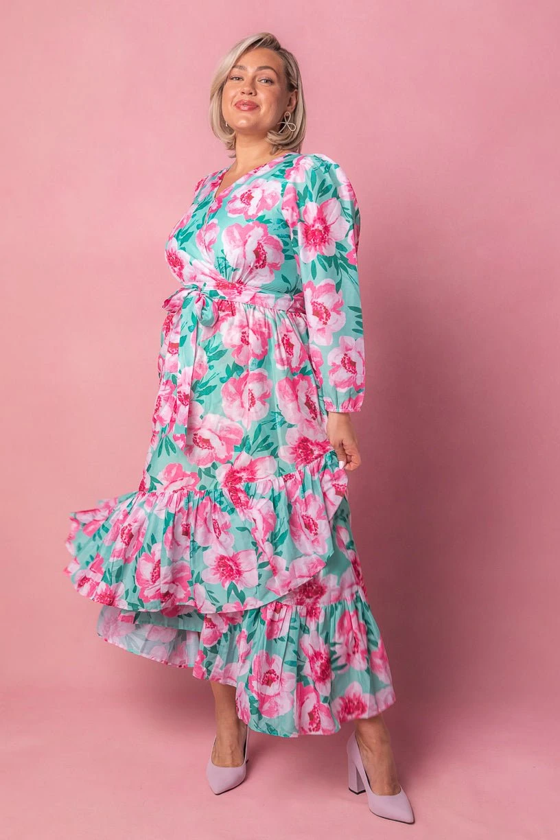 Mi Amor Dress In Green 2 Mi Amor Dress In Green - Image 2