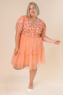 Milan Dress In Sorbet - FINAL SALE -Ivy City Co Dress MilanSorbet Studio SS23 17 473418