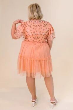 Milan Dress In Sorbet - FINAL SALE -Ivy City Co Dress MilanSorbet Studio SS23 20 626691