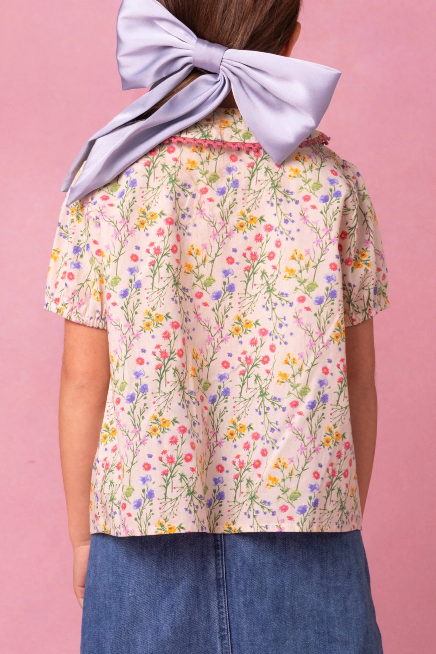 Mini Betty Blouse In Floral 3 Mini Betty Blouse In Floral - Image 3