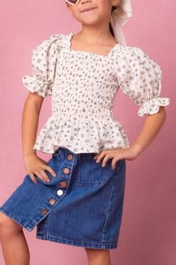 Mini Madeline Top In Blue