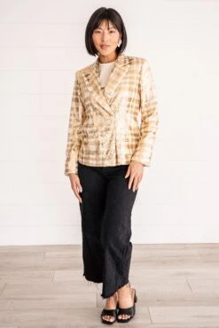 Blanche Blazer - FINAL SALE 20 Blanche Blazer - FINAL SALE -Ivy City Co Dress NYE Studio W23 27 171614