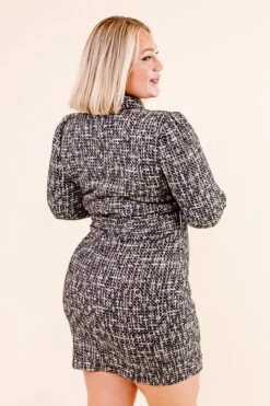 Jackie Dress In Black - FINAL SALE -Ivy City Co Dress Noir Collection 086 986983