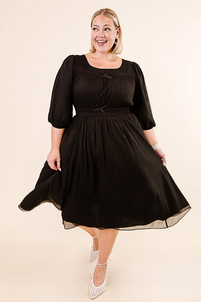 Do-Re-Mi Dress In Black - FINAL SALE 12 Do-Re-Mi Dress In Black - FINAL SALE - Image 12