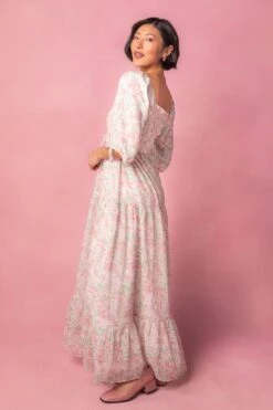 Nora Dress In Spring Watercolor -Ivy City Co Dress NoraWatercolor Studio Easter24 06 483177