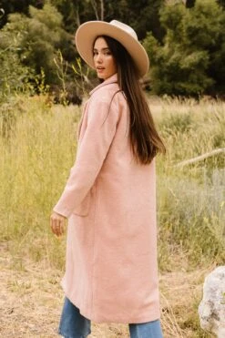 Polly Coat In Pink - FINAL SALE -Ivy City Co Dress PollyCoat ConradRanch F23 09 900448