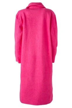 Polly Coat In Hot Pink 12 Polly Coat In Hot Pink -Ivy City Co Dress PollyCoat back 108154