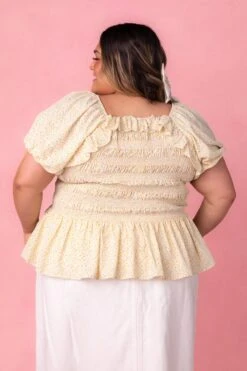 Rae Top In Yellow -Ivy City Co Dress RaeTopYellow Studio Spring1 5 735949