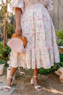 Roselyn Dress In Pastel Floral -Ivy City Co Dress Roselyn CAgradens Easter24 404645