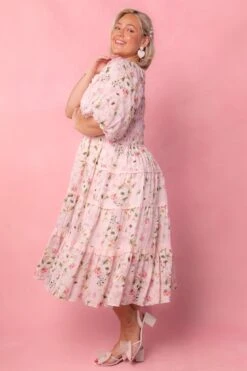 Roselyn Dress In Pink -Ivy City Co Dress RoselynPinkStudio 2