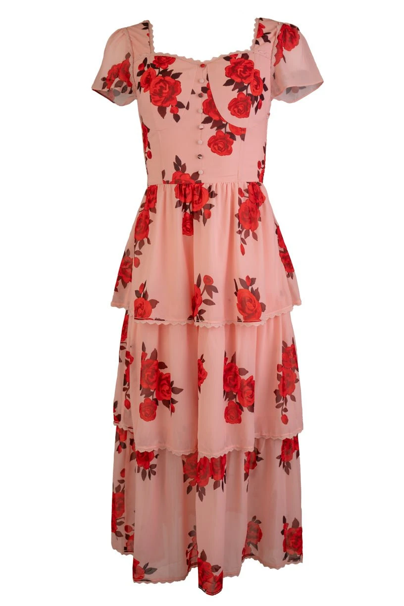Roses Are Red Dress - FINAL SALE 7 Roses Are Red Dress - FINAL SALE - Image 7