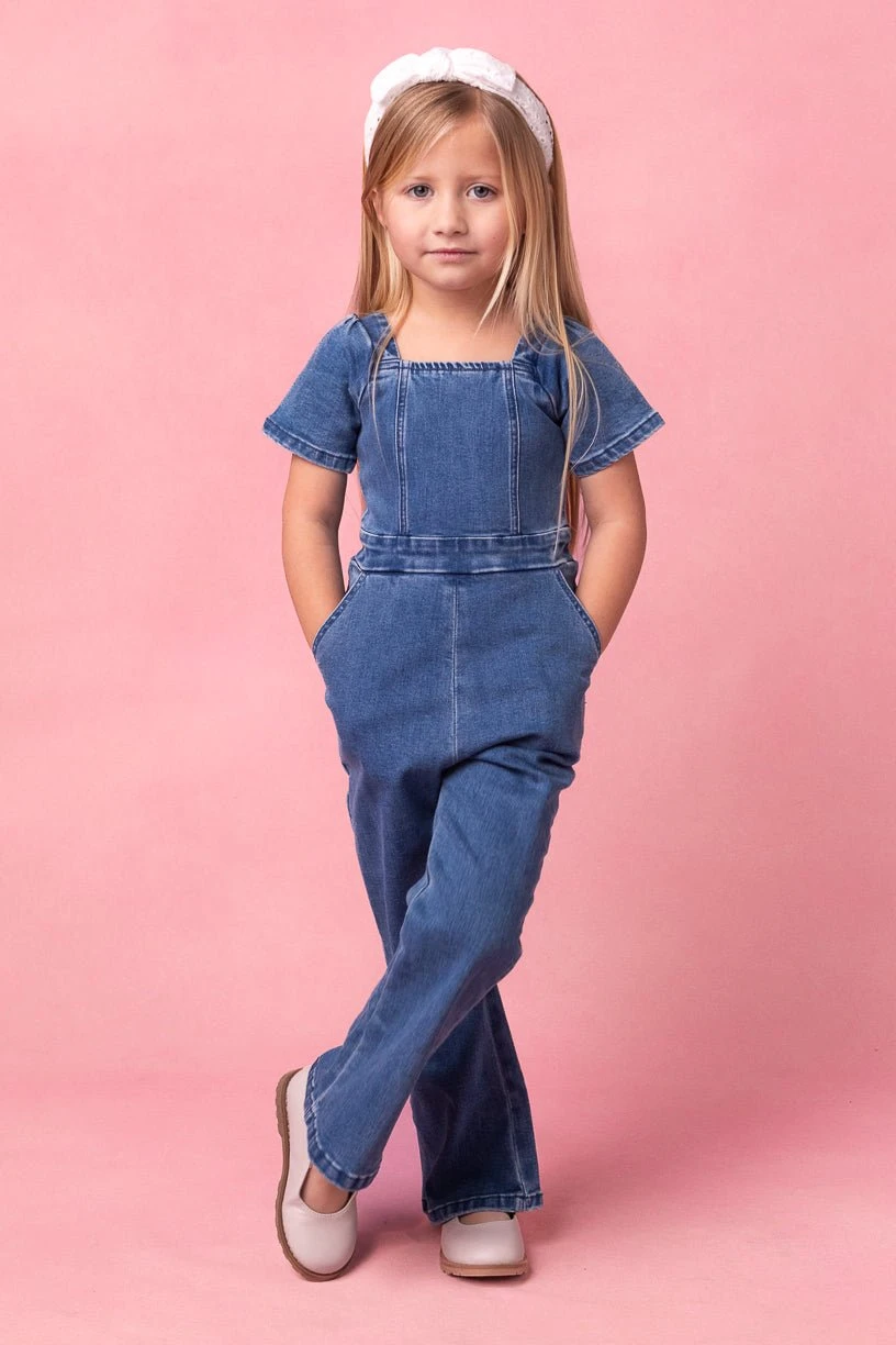 Mini Ryan Denim Jumpsuit 3 Mini Ryan Denim Jumpsuit - Image 3