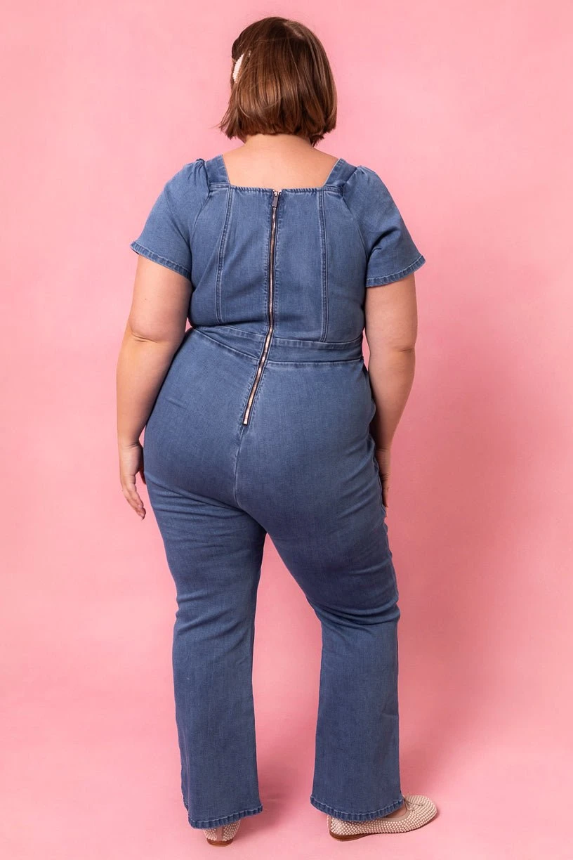 Ryan Denim Jumpsuit 4 Ryan Denim Jumpsuit - Image 4