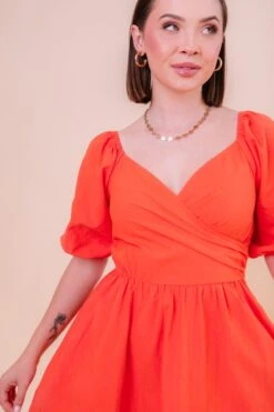Sage Dress In Coral - FINAL SALE -Ivy City Co Dress SageinCoral Studio SS23 09 879860