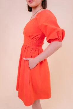 Sage Dress In Coral - FINAL SALE -Ivy City Co Dress SageinCoral Studio SS23 11 874883