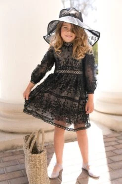 Mini Sicily Dress In Black - FINAL SALE -Ivy City Co Dress Sicily Black Mini 5 804145