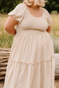 Sienna Dress In Cream - FINAL SALE -Ivy City Co Dress SiennaCream ConradRanch F23 20