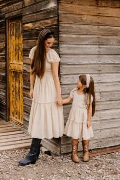 Mini Sienna Dress In Cream - FINAL SALE 18 Mini Sienna Dress In Cream - FINAL SALE -Ivy City Co Dress SiennaCream ConradRanch F23 31