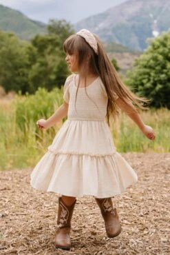 Mini Sienna Dress In Cream - FINAL SALE 16 Mini Sienna Dress In Cream - FINAL SALE -Ivy City Co Dress SiennaCream ConradRanch F23 34