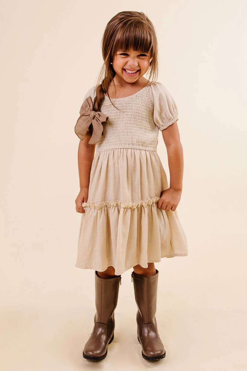 Mini Sienna Dress In Cream - FINAL SALE 12 Mini Sienna Dress In Cream - FINAL SALE - Image 12