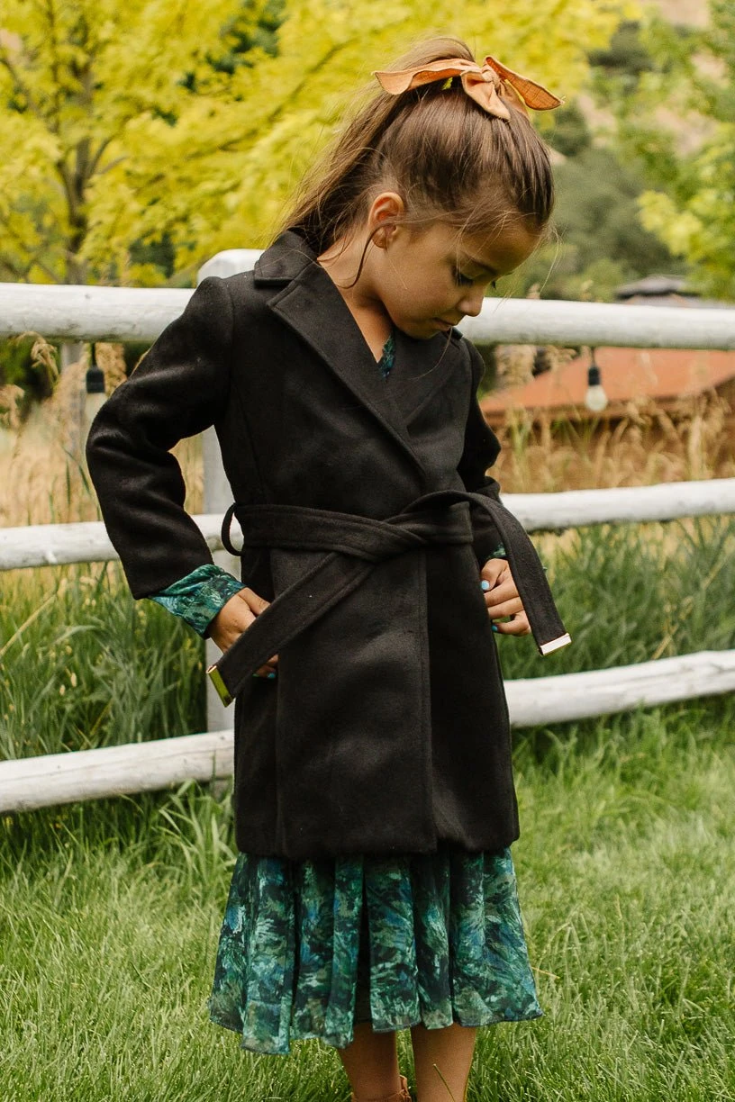 Mini Sloane Coat In Black - FINAL SALE 1 Mini Sloane Coat In Black - FINAL SALE