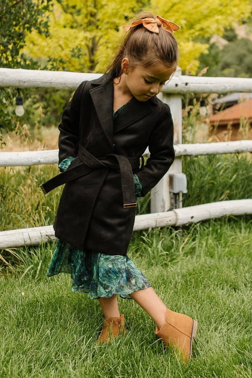 Mini Sloane Coat In Black - FINAL SALE 6 Mini Sloane Coat In Black - FINAL SALE - Image 6