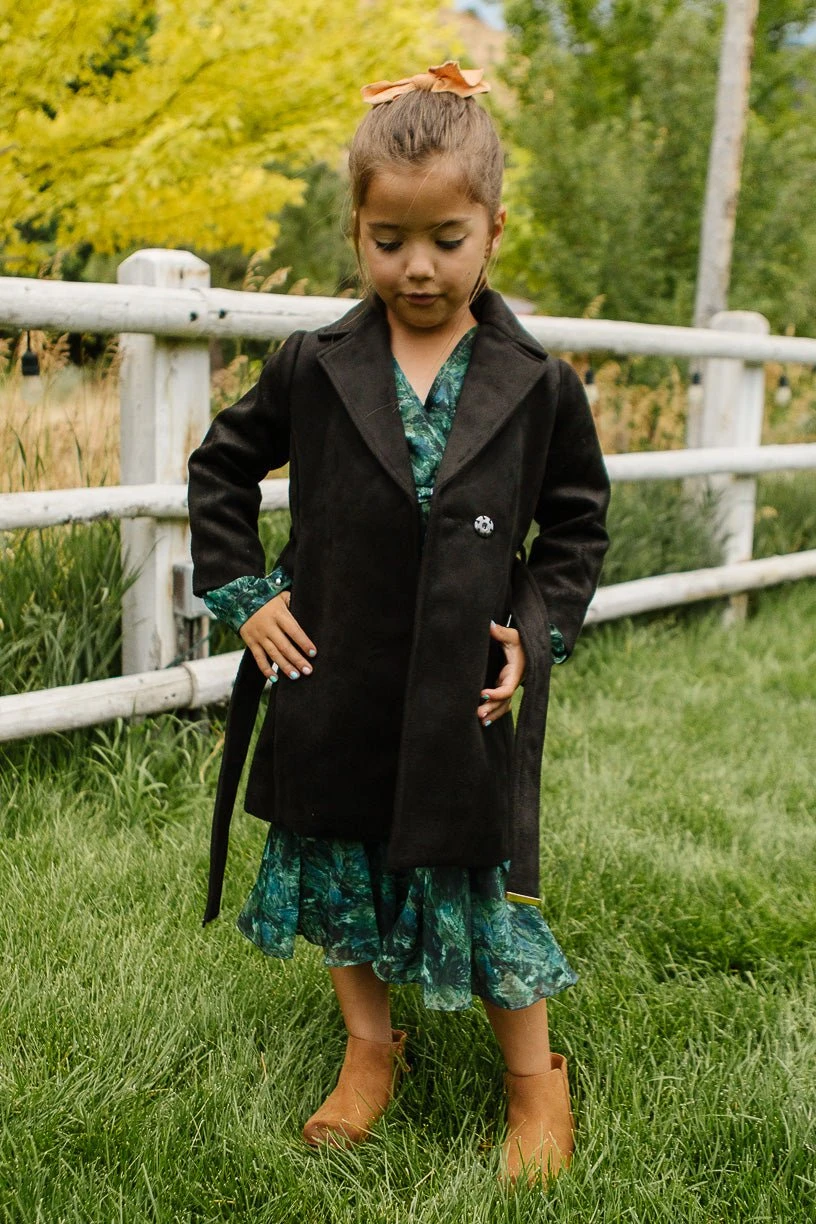 Mini Sloane Coat In Black - FINAL SALE 8 Mini Sloane Coat In Black - FINAL SALE - Image 8