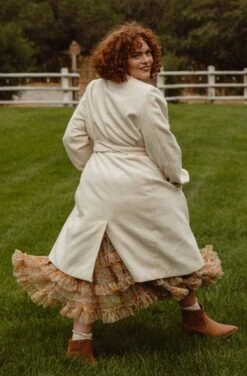 Sloane Coat In Cream - FINAL SALE -Ivy City Co Dress SloaneCream QuietMeadows F23 12 462158