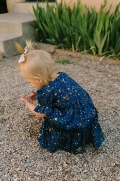 Baby Starry Nights Dress Set - FINAL SALE -Ivy City Co Dress Starry Nights 08 211145