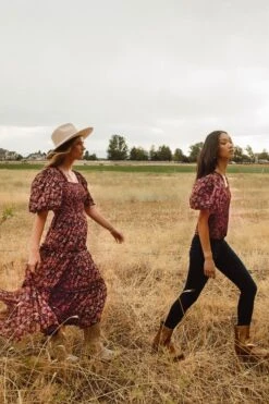 Stephanie Top -Ivy City Co Dress StephanieTop ConradRanch F23 02 905130