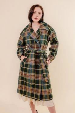Holly Plaid Coat - FINAL SALE -Ivy City Co Dress Studio F23 19 229488