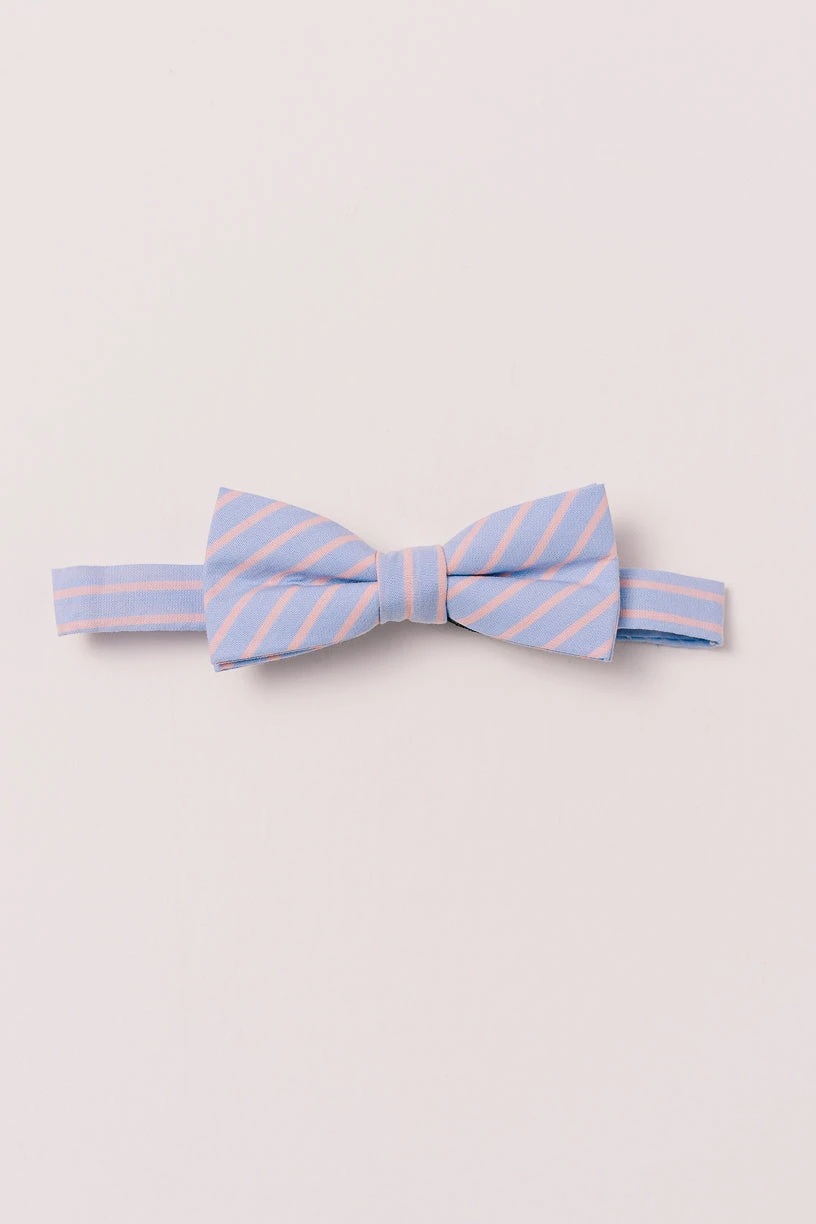 Baby Boys Henry Bow Tie In Sutton Pinstripe 1 Baby Boys Henry Bow Tie In Sutton Pinstripe