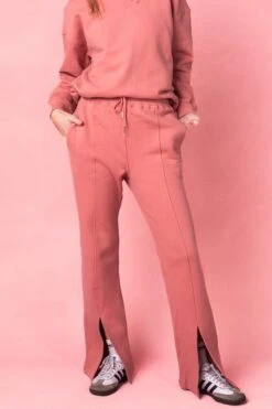 Ivy City Flare Sweatpants In Pink -Ivy City Co Dress SweatpantsFlarePink Studio 1 921244